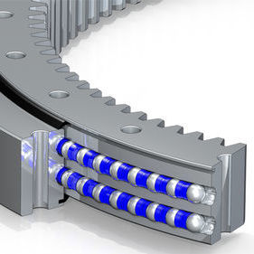Corona giratoria con dientes exteriores - E.1380.2B28.02.01 - Reel Makina - de bolas de cuatro puntos de contacto / de dos hileras