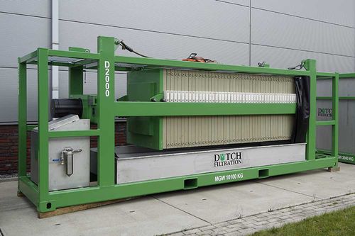 Filtro-prensa de bastidor - DFP1200 - Dutch Filtration BV - automática / para tratamiento de aguas residuales / para productos químicos