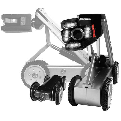 Robot de inspección con ruedas - Zikmund electronics s.r.o. - visión de 360° / estanco / para canalizaciones