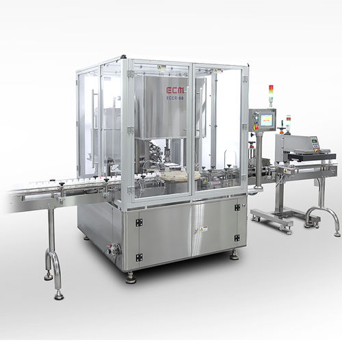 Tapadora rotativa - ECCR-60 - ECM Co., Ltd. - a presión / screw-on / servoaccionada