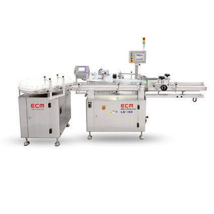 Etiquetadora automática - ECLB-150 - ECM Co., Ltd. - para botellas / de frascos / con servomotor
