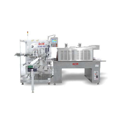 Retractiladora para botellas - ECMB-40  - ECM Co., Ltd. - con túnel de retracción / de alta velocidad