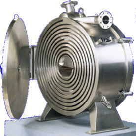 Intercambiador de calor espiralado - Economy Process Solutions Pvt. Ltd. - líquido-líquido / de titanio / de acero