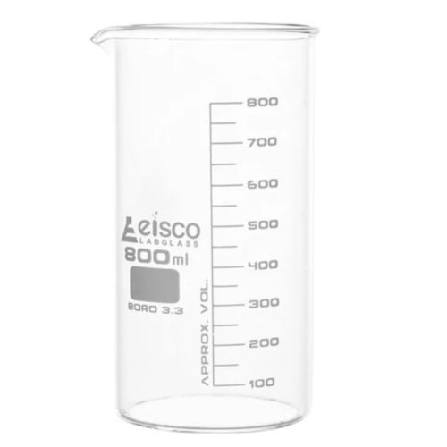 Vaso de precipitados graduado - CH0127H8 - EISCO Electronic Instrumentation - de vidrio