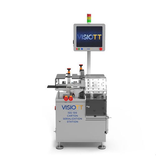 Máquina de serialización para la industria farmacéutica - ISS-100 - VISIOTT Teknoloji San. Ve Tic. Ltd. Sti.