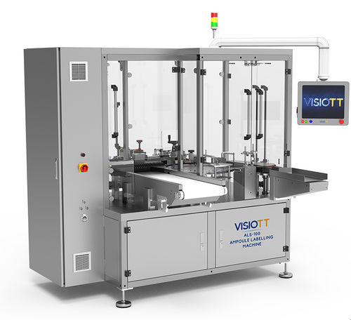 Máquina de etiquetado automática - AL-100 - VISIOTT Teknoloji San. Ve Tic. Ltd. Sti. - de alta velocidad