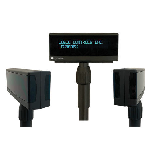Visualizador fluorescente - LDX9000   - Logic Controls - de 2 líneas / de fuerte contraste / de doble cara