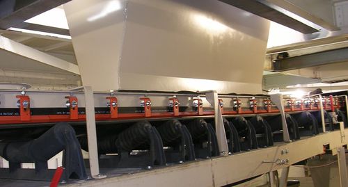 Alimentador de banda - FEECO International Inc. - de papel / de cinta transportadora / para cemento