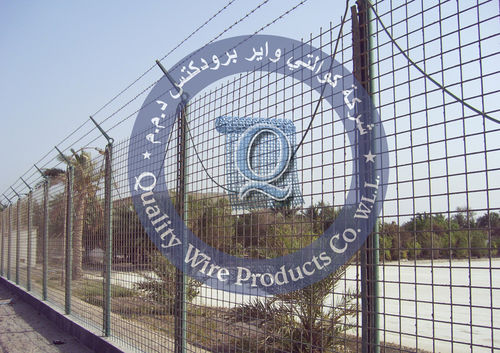 Reja malla cuadrada - Quality Wire Products WLL - soldada / de acero inoxidable / de alambre