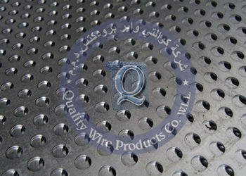 Chapa perforada - Quality Wire Products WLL - acero inoxidable 304 / acero al carbono / de aluminio