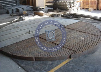 Rejilla calibrada electrosoldada en V - Quality Wire Products WLL - con abertura