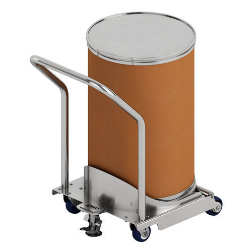 Carro de transporte - DC138 - Rheo Engineering LLC - de acero inoxidable / portabidones / de plataforma