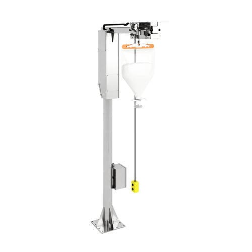 Grúa pluma de columna - Rheo Engineering LLC - con control eléctrico / con polipasto