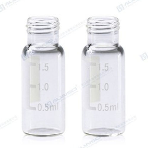 Frasco de fondo plano - ALWSCI® - Zhejiang Alwsci Technologies Co., Ltd. - de vidrio borosilicato / vidrio blanco / para laboratorio