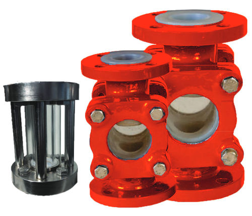 Ventanilla de observación para compuerta - GFT PSG - GFT German Fluorolined Technik GmbH - para la industria farmacéutica / con revestimiento de PFA / con brida