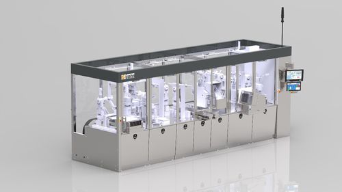 Línea de embalaje para la industria farmacéutica - Graniten Engineering AB - para botellas / para mercaderías