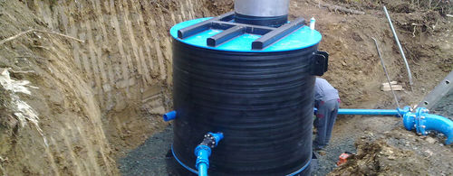 Cuba de recogida de fluido - WiRoTec Henze GmbH - de almacenamiento de agua / de polietileno