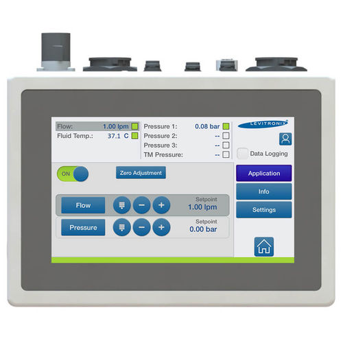 Monitor LCD - PuraLev LCO-i100 - Aseptic Group SAS - táctil / de pared / personalizable