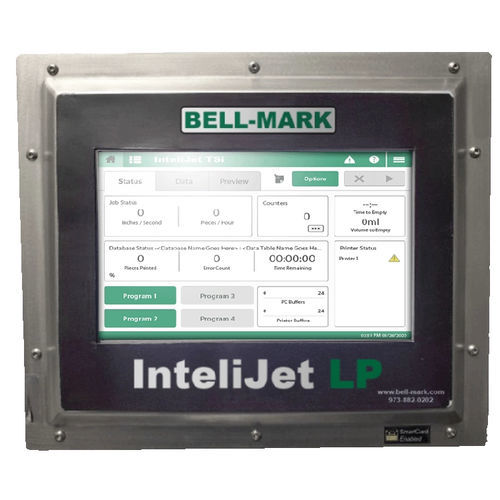 Impresora de inyección de tinta - InteliJet LP - BELL-MARK - de alta velocidad / con pantalla táctil / de alta resolución