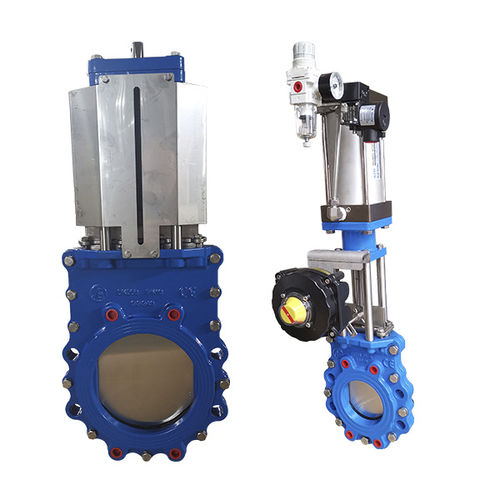 Válvula de guillotina - 0KGV49X1-10Q series - WuXi BETTA Fluid Control Co., Ltd. - de palanca / con volante / neumática