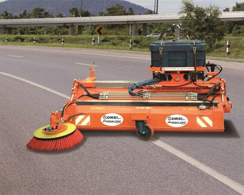 Barredora con cepillo frontal - STAR 240 - ORSI GROUP SRL - montada en camión / para tractor / hidráulica