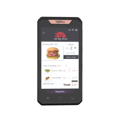 Terminal de pago portátil - AXIUM EX4000 - Ingenico - 3G / Bluetooth / WiFi