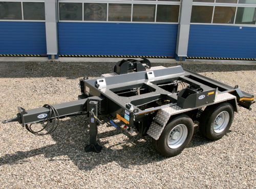 Remolque volquete - A14 - HKM Anhängerbau Altenburg GmbH - para equipamiento industrial / de desechos / para fango