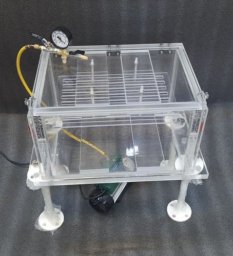 Cámara de vacío de desgasificación - Burhani Engineering Technology - para vacío ultraalto
