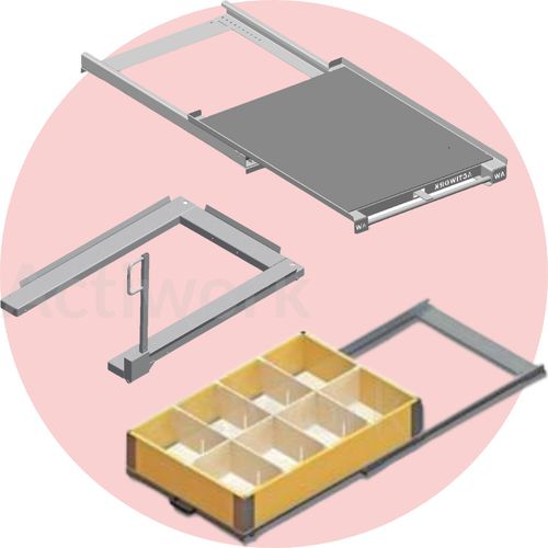 Cajón corredero - TP series - ACTIWORK - para palés