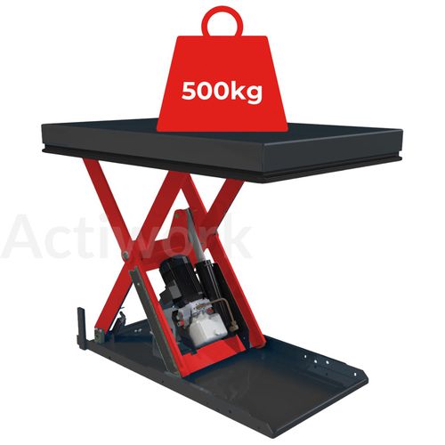 Mesa elevadora de tijera - TE series - ACTIWORK - eléctrica / estacionaria / de carga