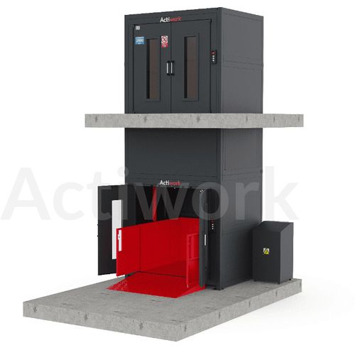 Montecarga hidráulico - ACTIWORK - industrial / de columna