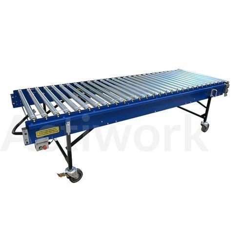 Transportador de banda - ACTIWORK - de rodillos / horizontal / curvo
