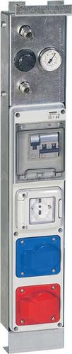 Caja eléctrica equipada - ACTIWORK - de control / de pared / de metal
