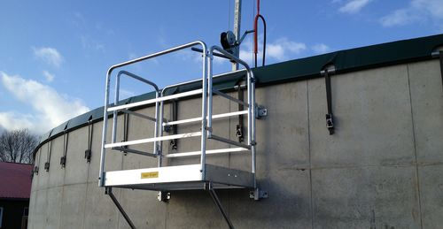 Plataforma de trabajo - Nesemeier GmbH - para obra