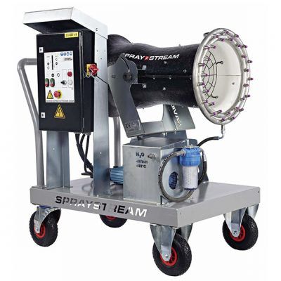 Cañón nebulizador para supresión del polvo - 25i Mobiler Trolley - Aquaco GmbH - portátil