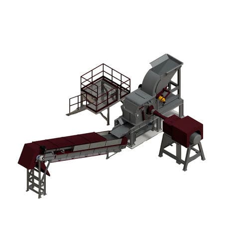 Molino de desechos - FR 910  - Parfer Siti srl - para metales / de martillos / horizontal