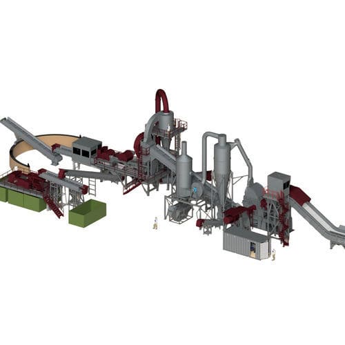 Molino de desechos - FR 1516 - Parfer Siti srl - de martillos / horizontal / para reciclaje
