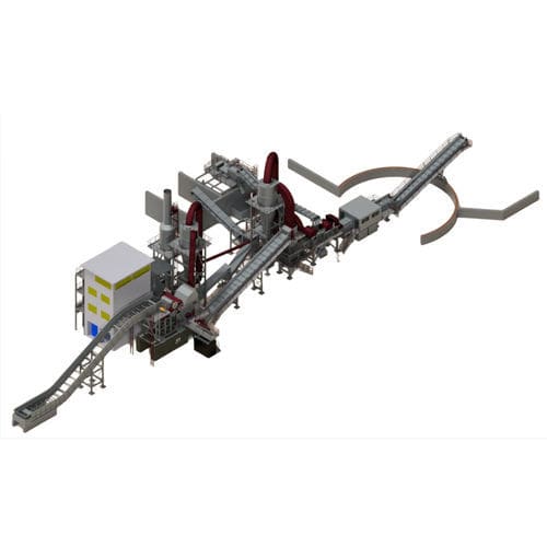 Molino de desechos - FR 2626 - Parfer Siti srl - de martillos / horizontal / de grandes dimensiones