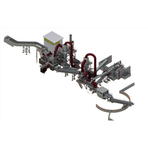 Molino de desechos - FR 3030 - Parfer Siti srl - de martillos / horizontal / de alta eficacia