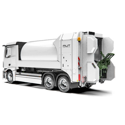 Camión de basura eléctrico - ROTO-M-U-T - Steyr Automotive GmbH - carga trasera / cero emisiones / de tambor