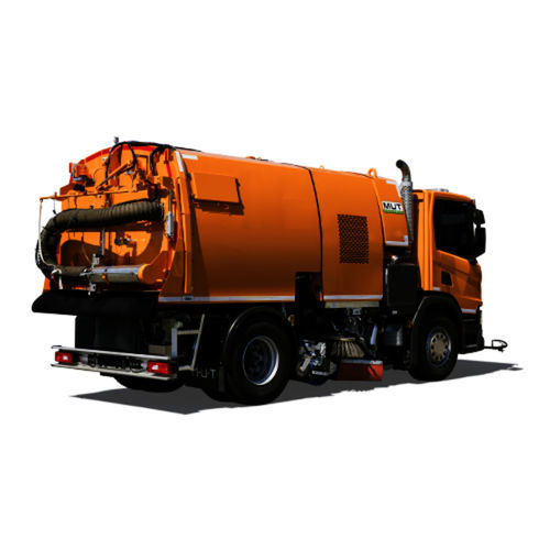 Barredora fregadora de calle - M-U-T-AUSTROCLEANER - Steyr Automotive GmbH - con operador a bordo / con motor de combustión / de polvo