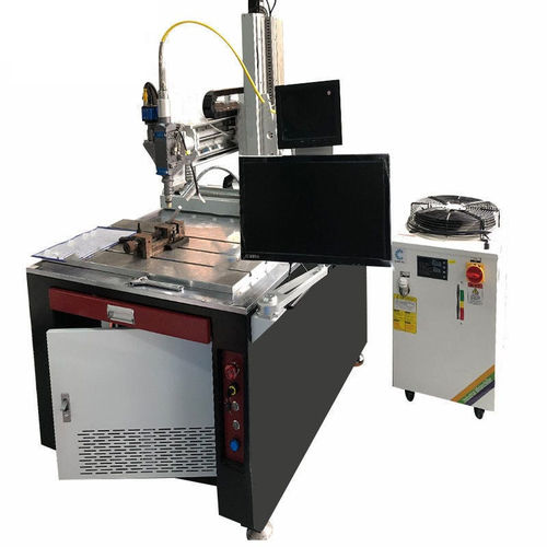 Máquina de soldar láser de fibra - AWD-3000 - Wuhan SWT Laser Technology - automática / en línea / para componentes electrónicos