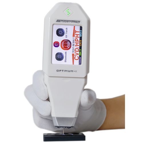 Comprobador de diamantes - OPTIMUM-I - SMART PRO INSTRUMENT COMPANY LIMITED - de autenticidad / portátil / con pantalla LCD