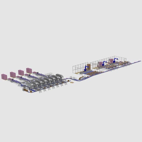 Línea de embalaje para la industria alimentaria - Kantec - para la logística / para huevos / robotizada