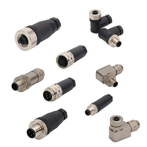 Conector de alimentación eléctrica - F-W series - Sentinel Electronics - recto / hembra / M8