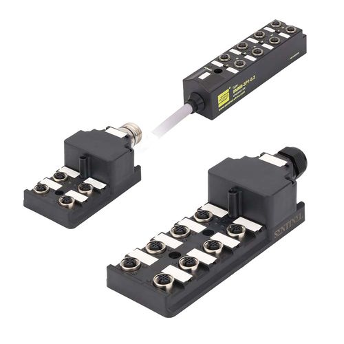 Caja de conexiones de pared - 4M12、8M12 series - Sentinel Electronics - IP65 / de nailon / Viton®