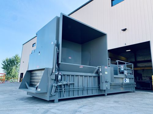 Tolva de desechos - PC series - Sebright products - de rotor / horizontal / de gran potencia