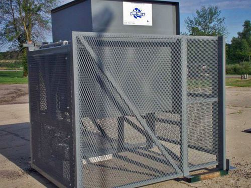 Volteador de contenedores de basura hidráulico - CD-1-4-16  - Sebright products