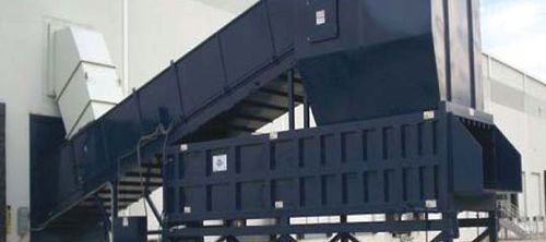 Transportador de banda - Sebright products - con cadena / inclinado / de canal