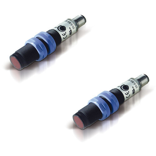 Sensor fotoeléctrico cilíndrico - S5 series - DATASENSING - detector de reflexión directa / LED / de material plástico